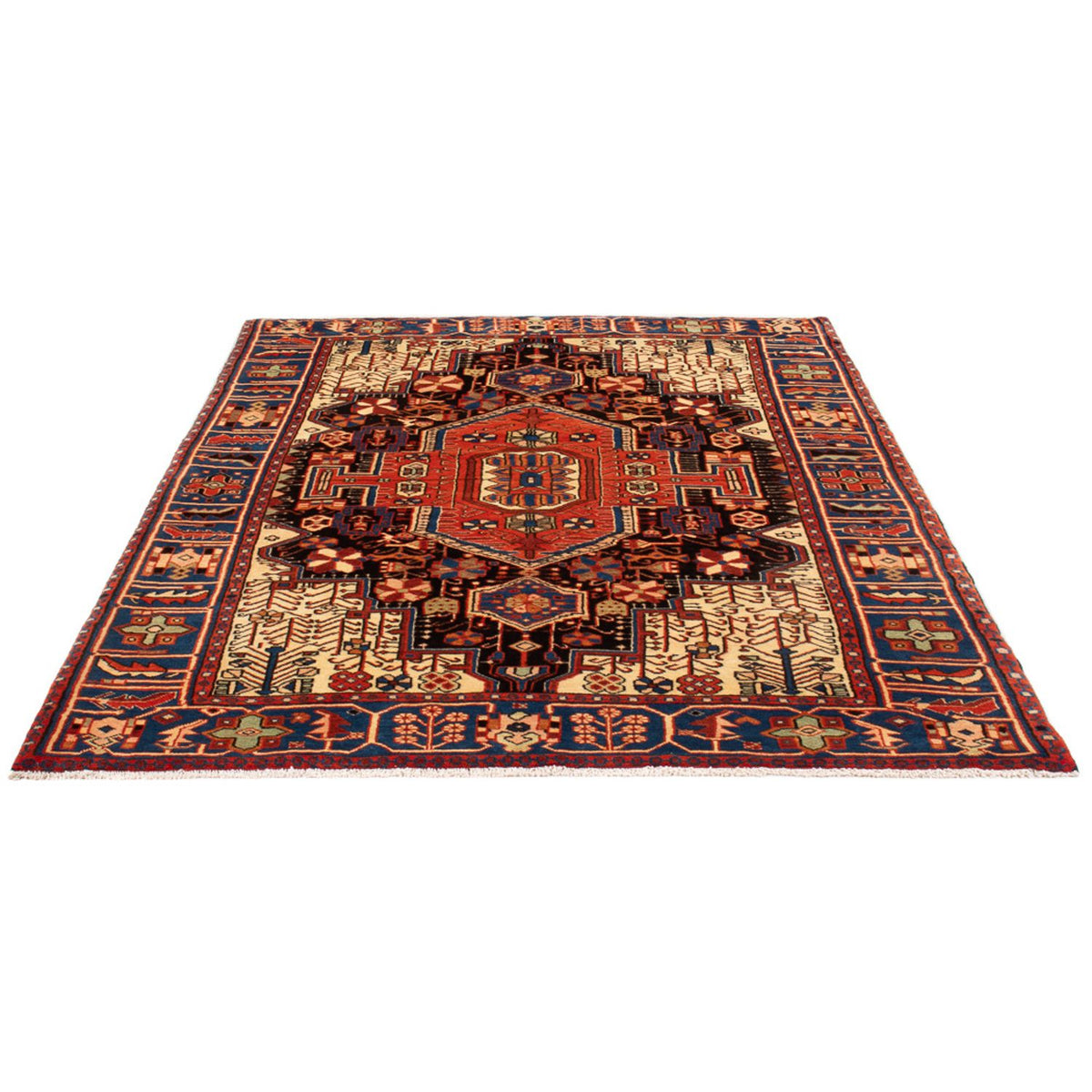 Persisk tæppe - Nomadisk - 207 x 147 cm - rød