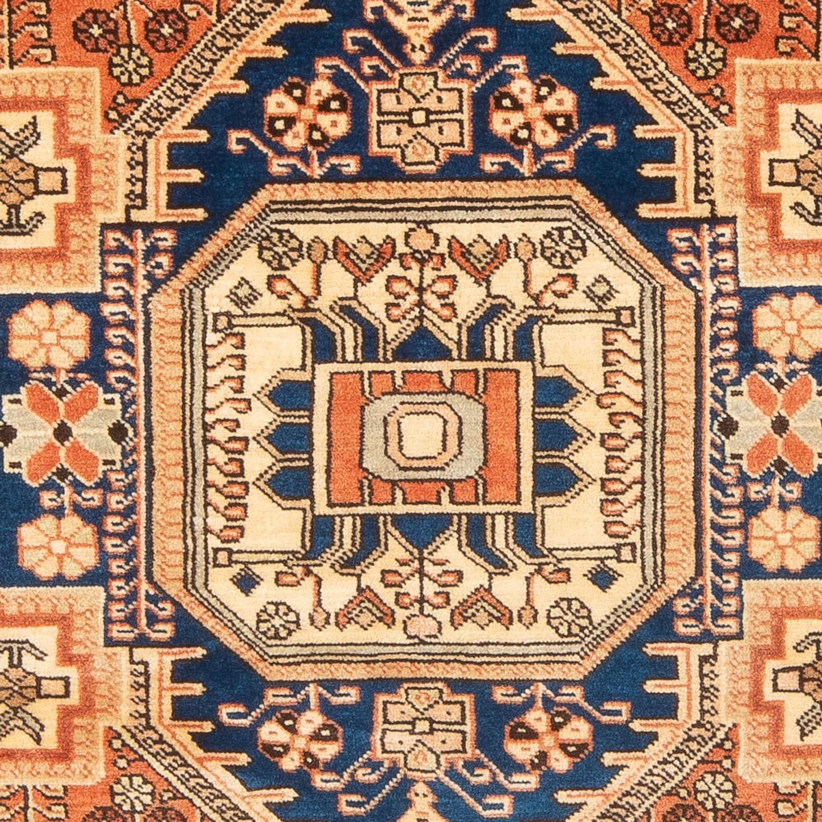 Persisk tæppe - Nomadisk - 200 x 140 cm - lys beige