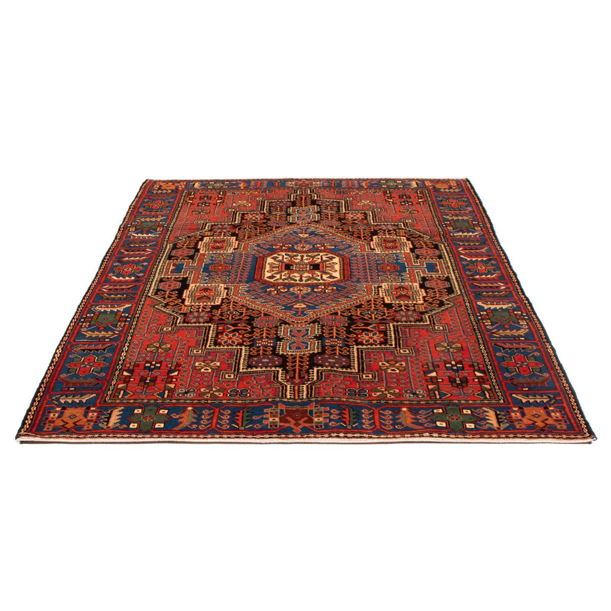 Persisk tæppe - Nomadisk - 205 x 137 cm - blå