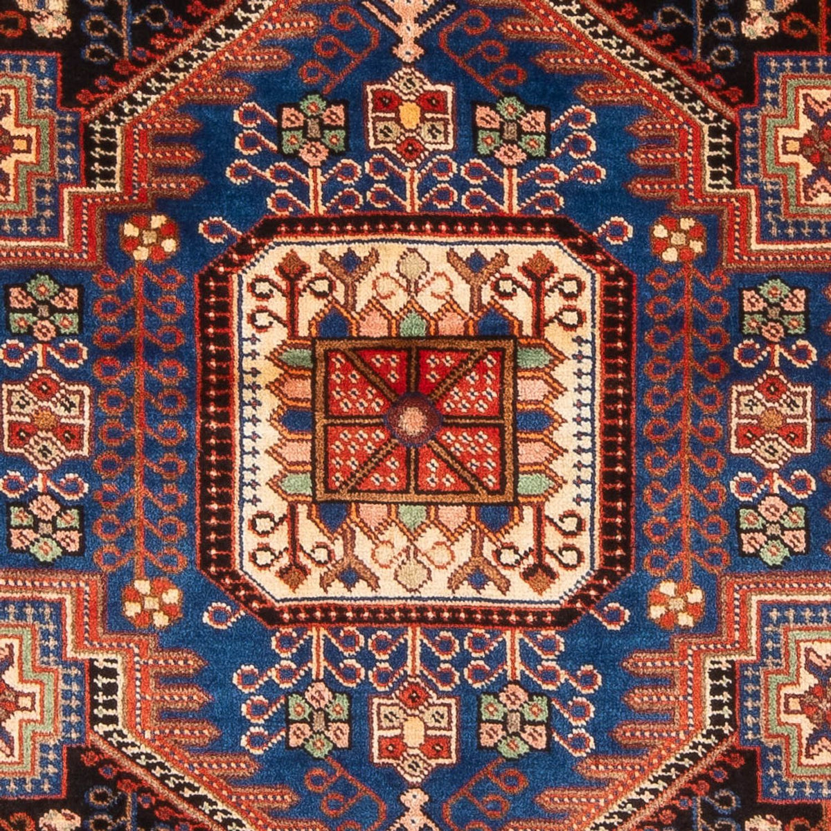 Persisk tæppe - Nomadisk - 200 x 147 cm - blå