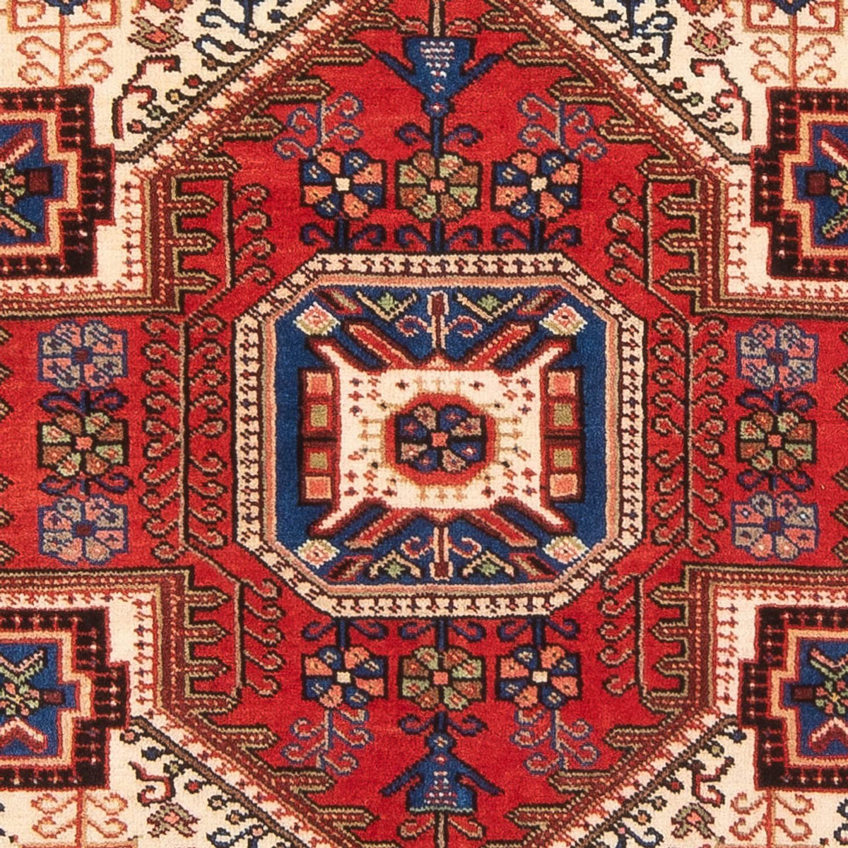Persisk tæppe - Nomadisk - 201 x 132 cm - rød