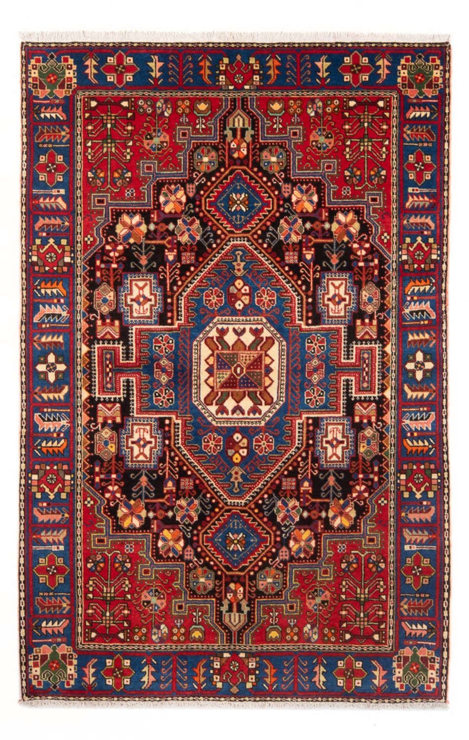Persisk tæppe - Nomadisk - 187 x 143 cm - blå