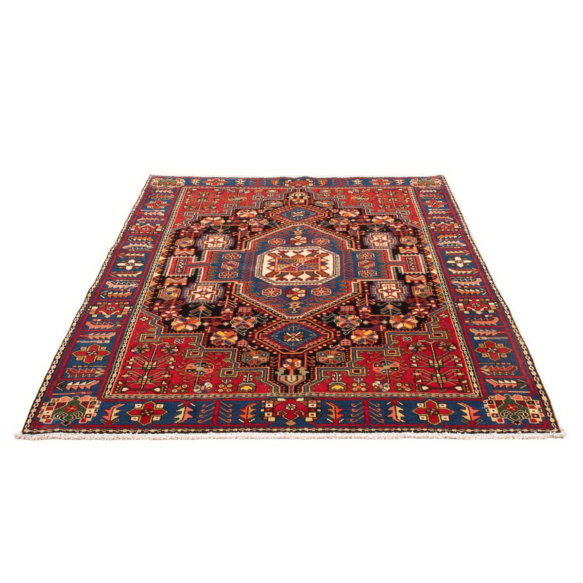Persisk tæppe - Nomadisk - 187 x 143 cm - blå
