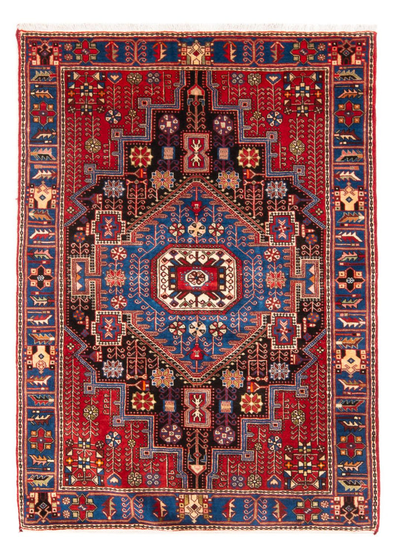 Persisk tæppe - Nomadisk - 198 x 143 cm - blå