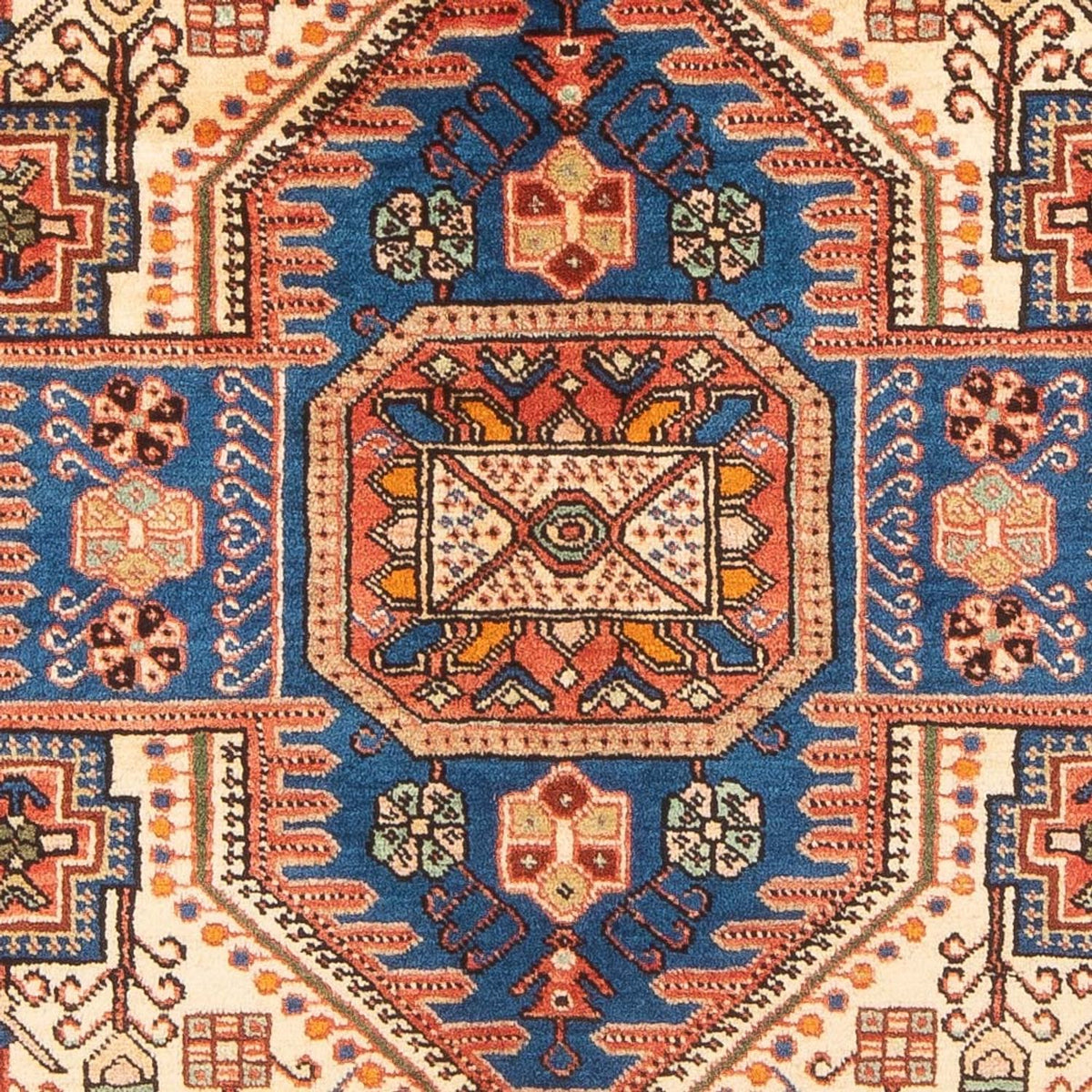Persisk tæppe - Nomadisk - 205 x 142 cm - blå