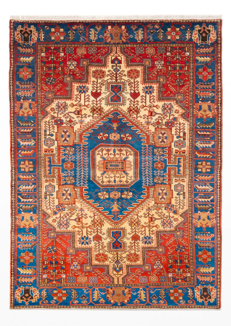 Persisk tæppe - Nomadisk - 210 x 142 cm - blå