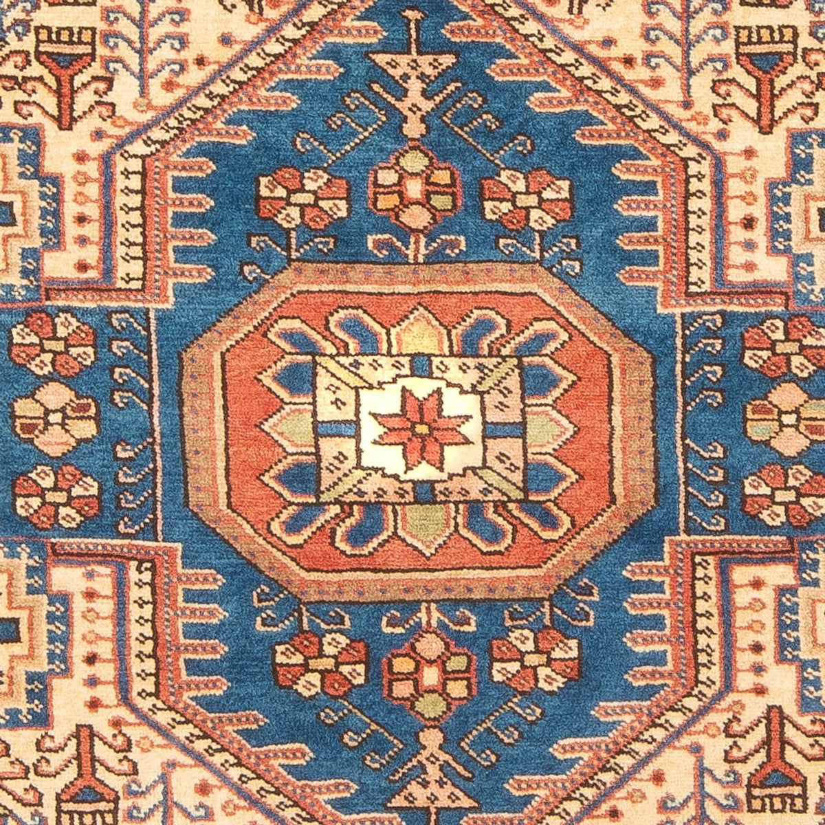 Persisk tæppe - Nomadisk - 195 x 138 cm - blå