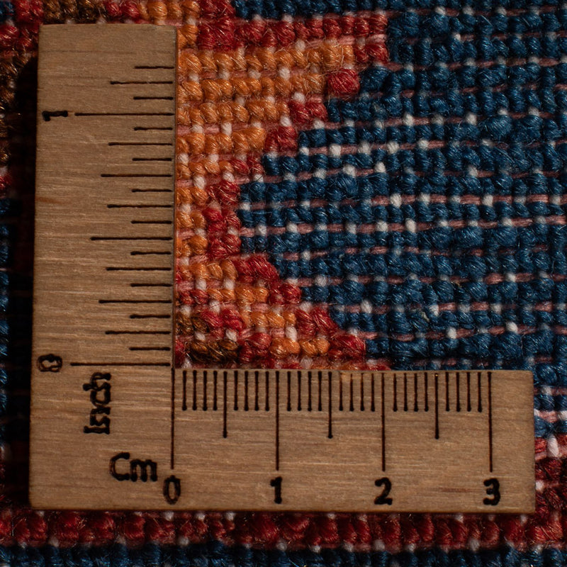 Persisk tæppe - Nomadisk - 195 x 138 cm - blå