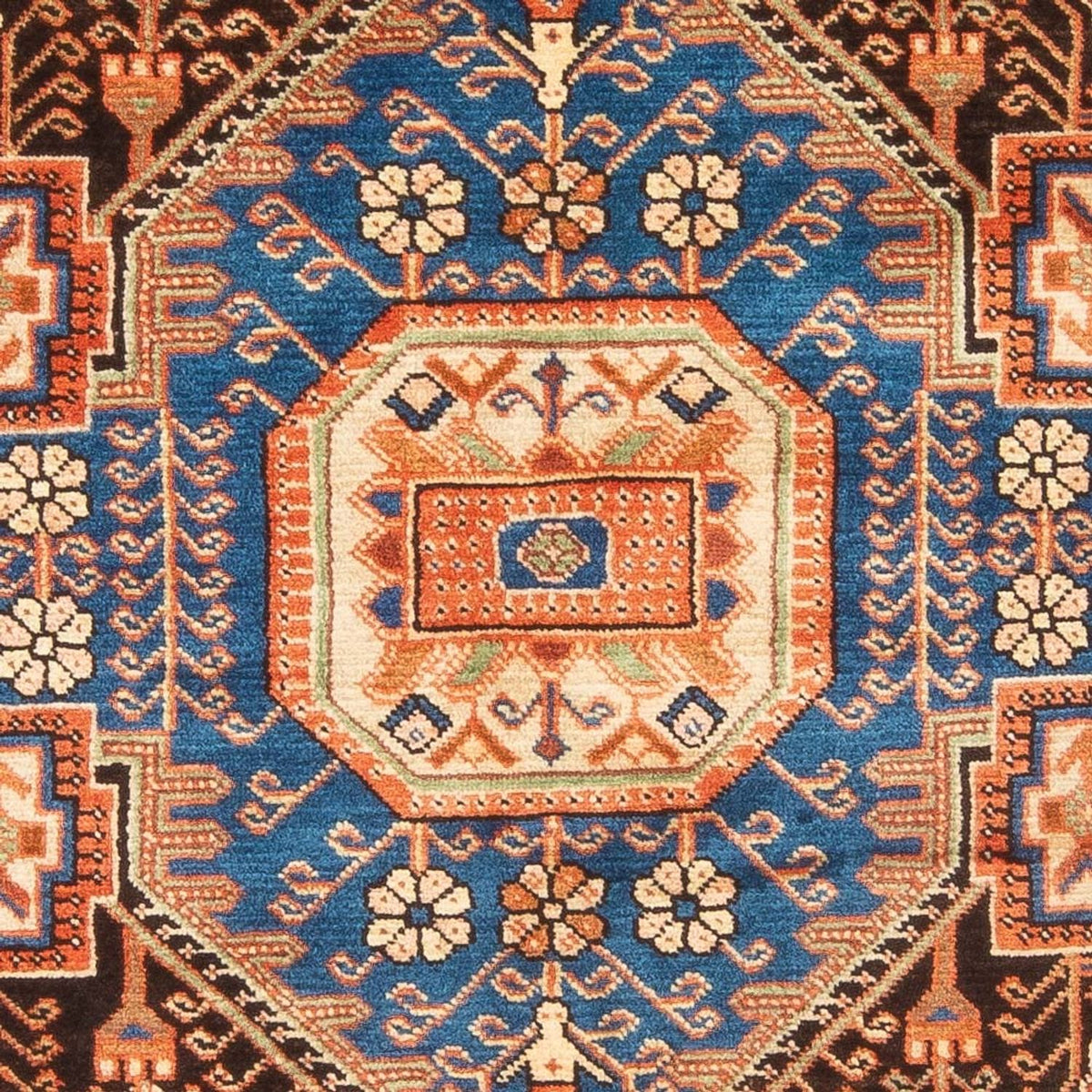 Persisk tæppe - Nomadisk - 197 x 137 cm - blå