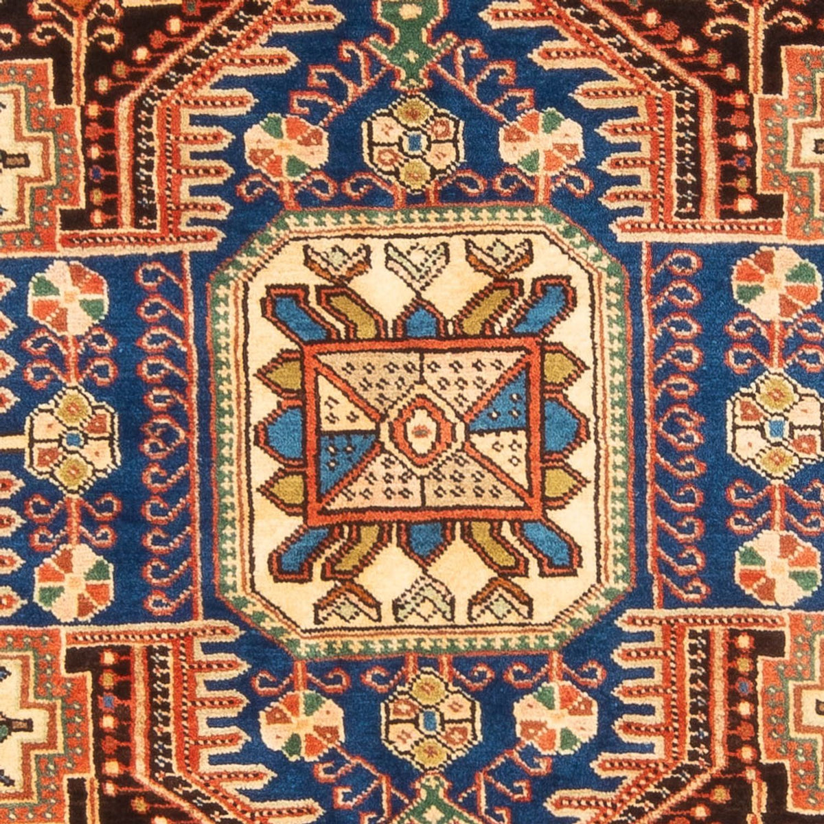 Persisk tæppe - Nomadisk - 200 x 145 cm - blå