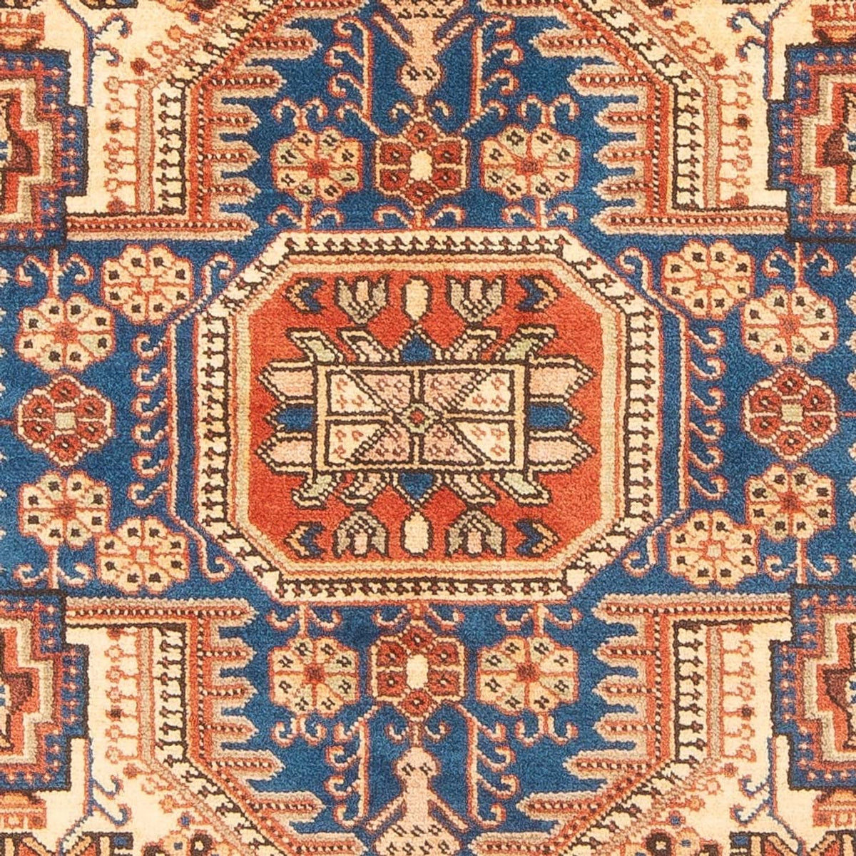 Persisk tæppe - Nomadisk - 196 x 142 cm - blå