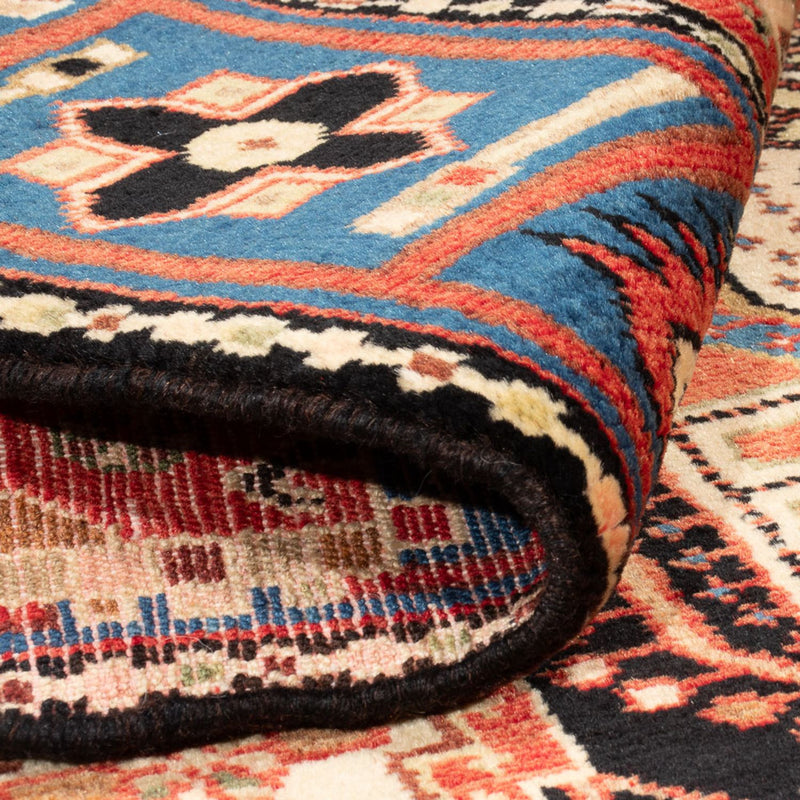 Persisk tæppe - Nomadisk - 194 x 140 cm - lys beige