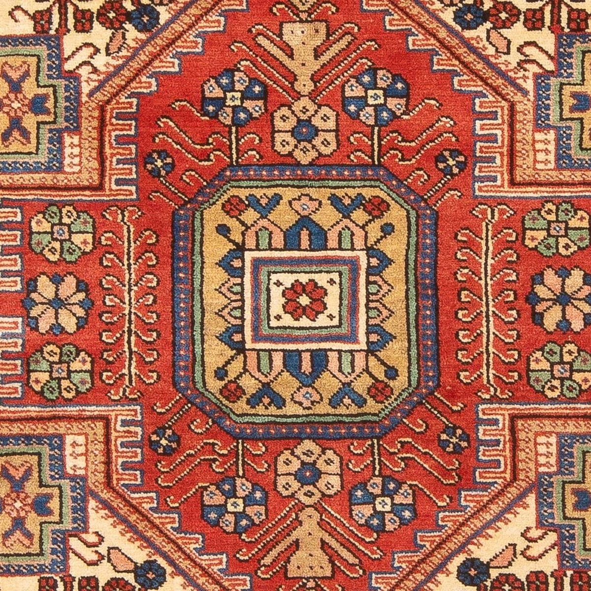 Persisk tæppe - Nomadisk - 202 x 143 cm - rød