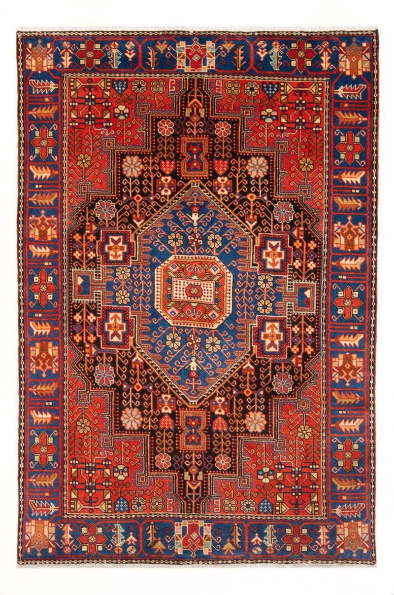 Persisk tæppe - Nomadisk - 193 x 136 cm - blå