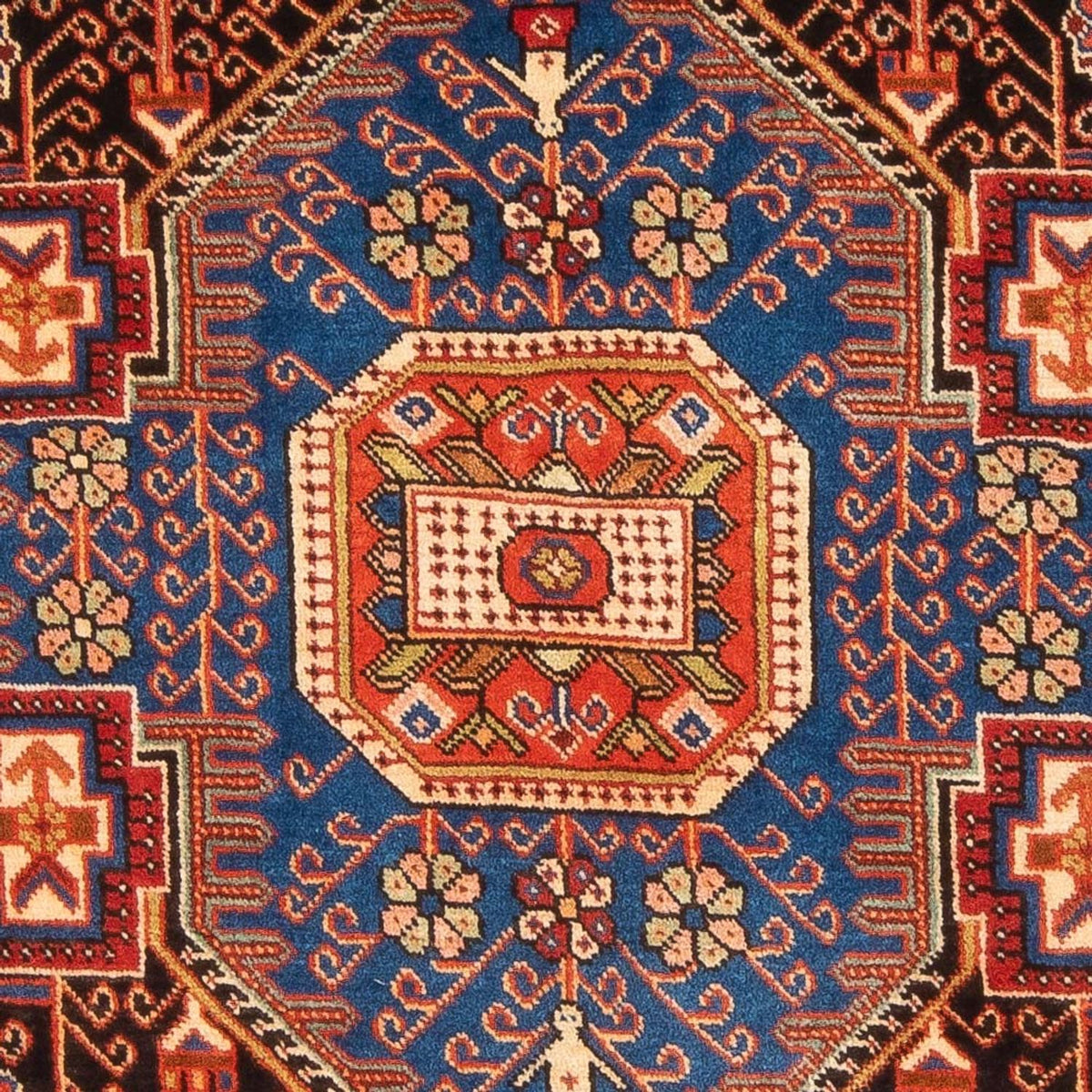 Persisk tæppe - Nomadisk - 193 x 136 cm - blå