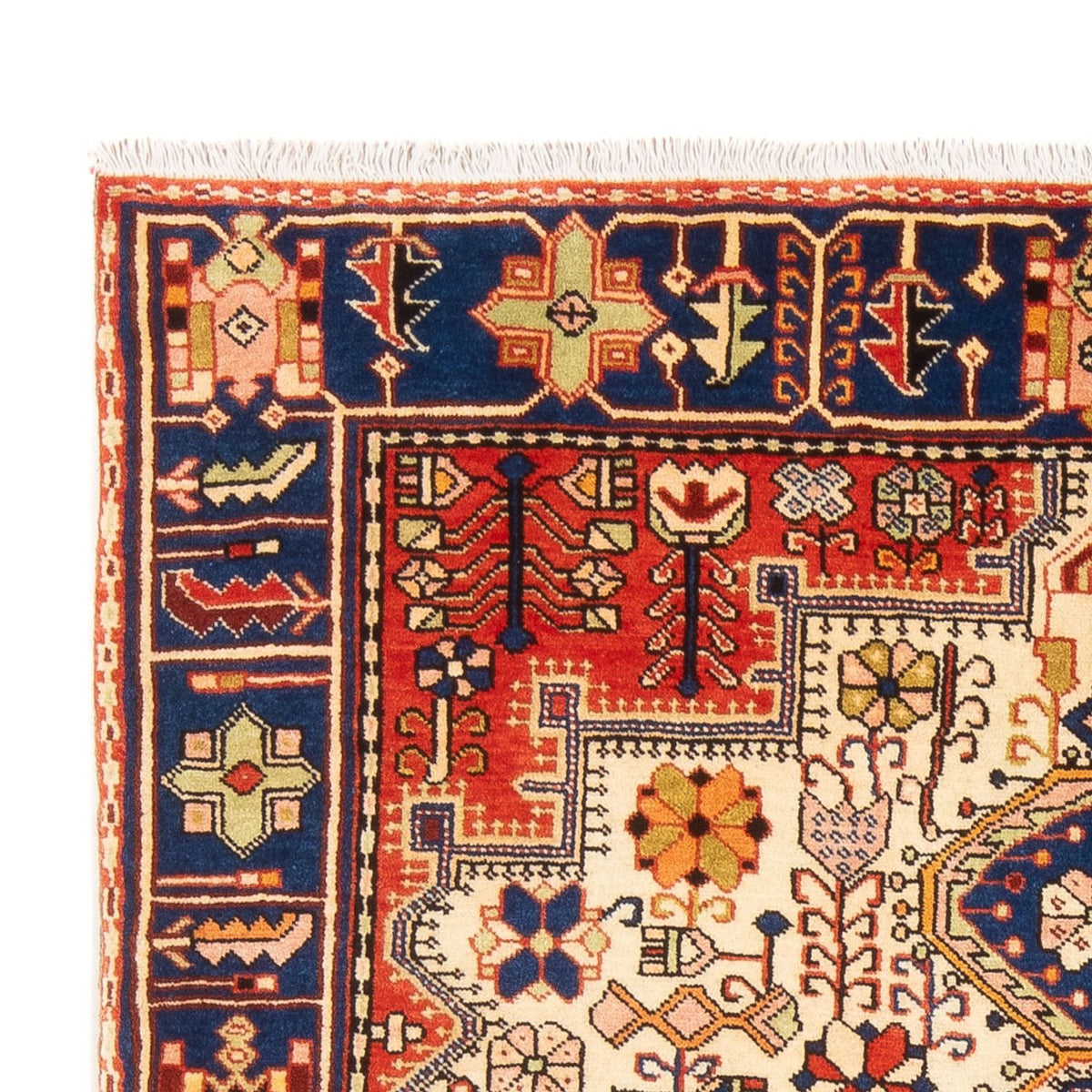 Persisk tæppe - Nomadisk - 186 x 136 cm - rød