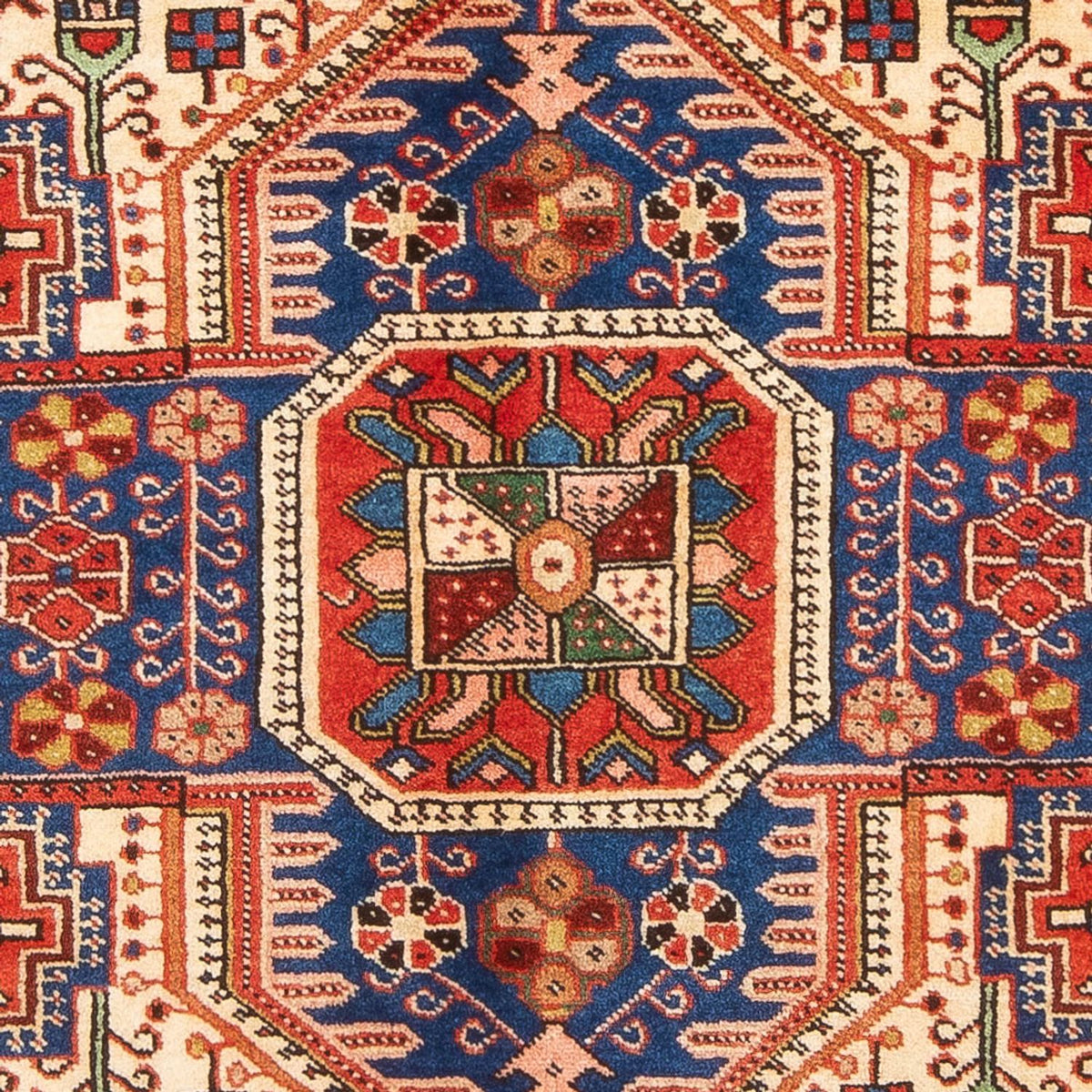 Persisk tæppe - Nomadisk - 195 x 140 cm - blå