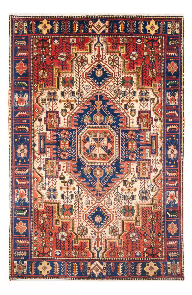 Persisk tæppe - Nomadisk - 197 x 140 cm - blå