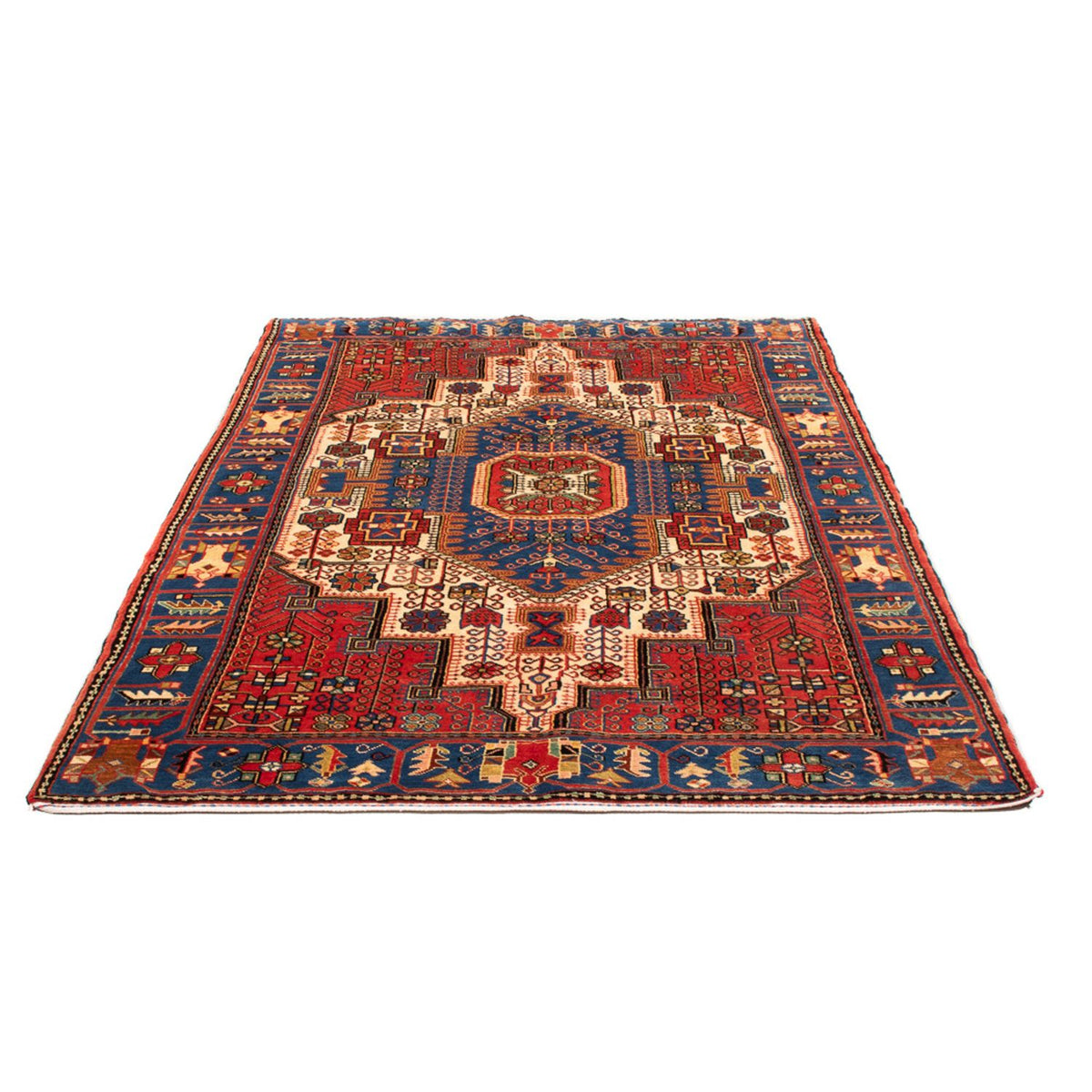 Persisk tæppe - Nomadisk - 205 x 138 cm - blå