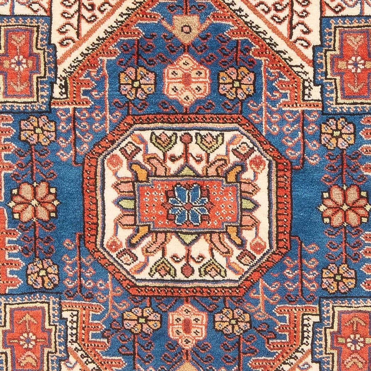 Persisk tæppe - Nomadisk - 212 x 138 cm - blå