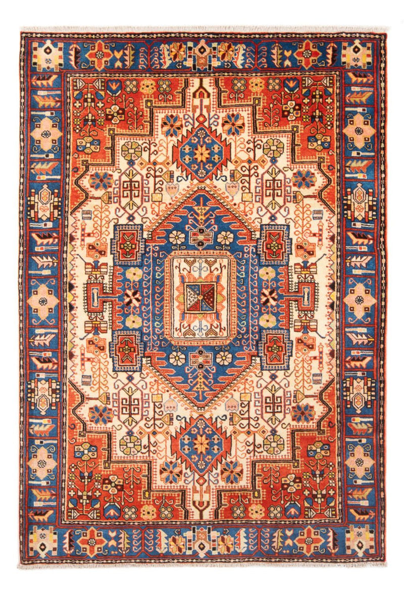 Persisk tæppe - Nomadisk - 203 x 142 cm - blå