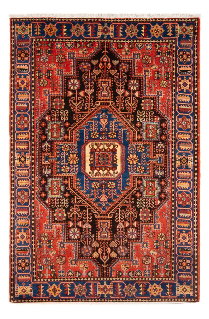 Persisk tæppe - Nomadisk - 204 x 142 cm - blå