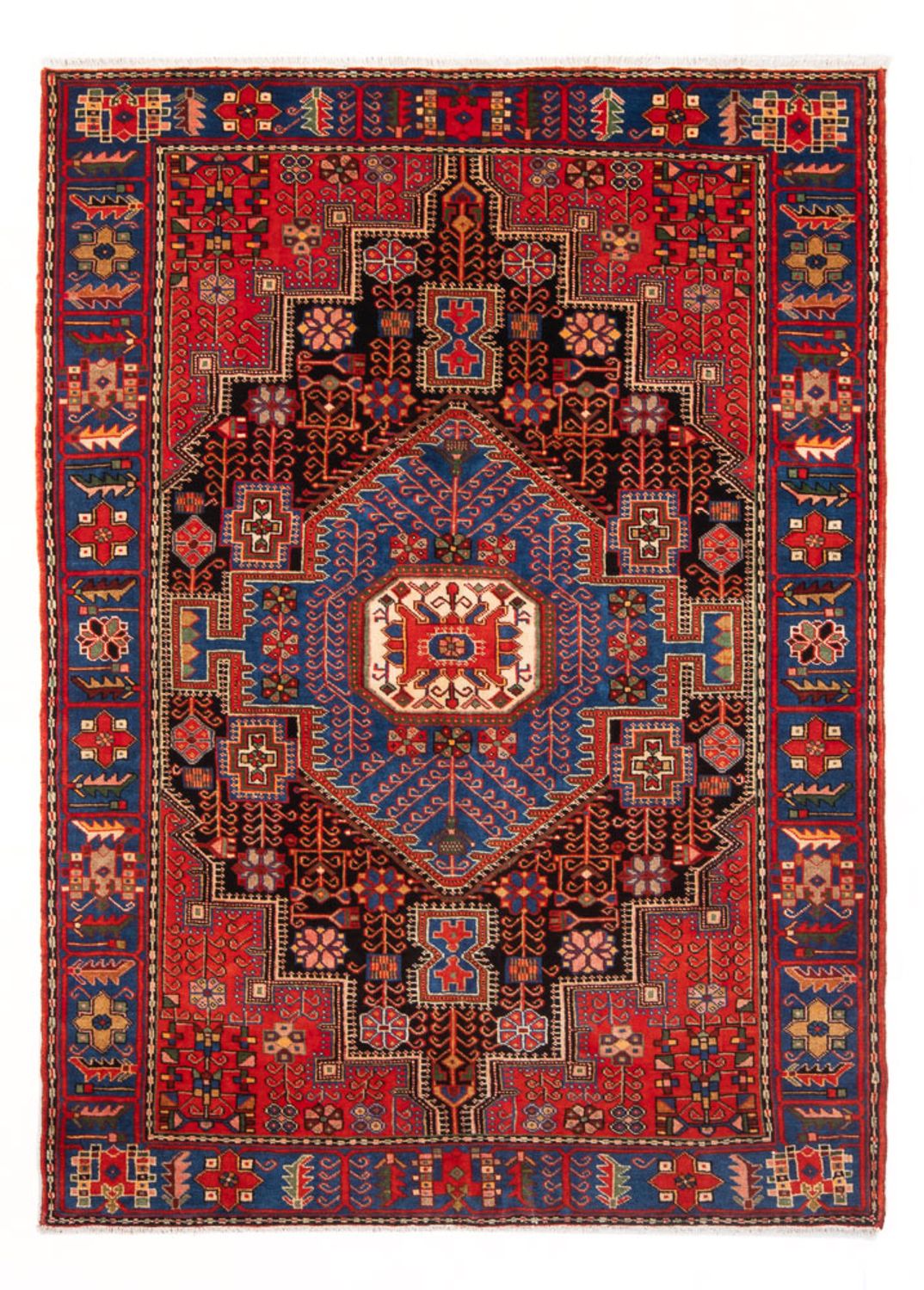 Persisk tæppe - Nomadisk - 200 x 140 cm - blå