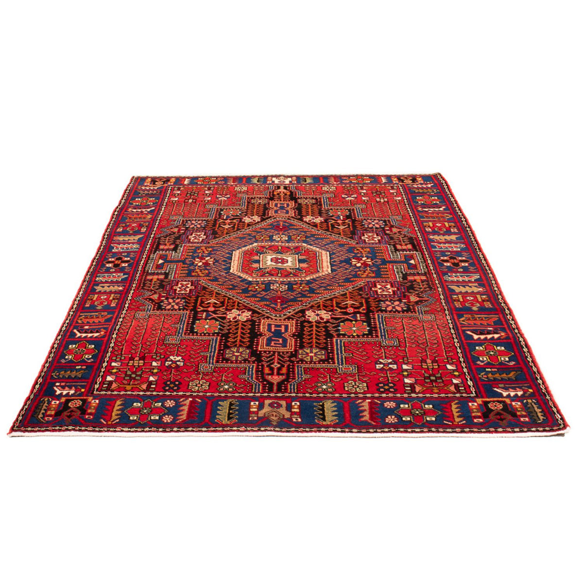 Persisk tæppe - Nomadisk - 195 x 136 cm - blå