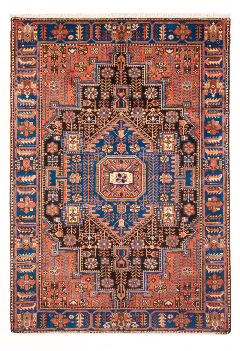 Persisk tæppe - Nomadisk - 200 x 146 cm - blå