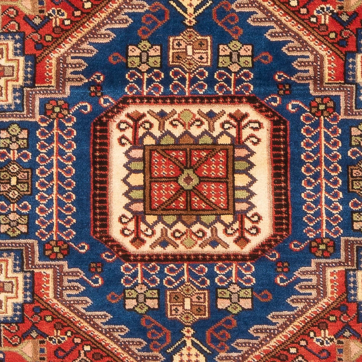 Persisk tæppe - Nomadisk - 197 x 150 cm - blå