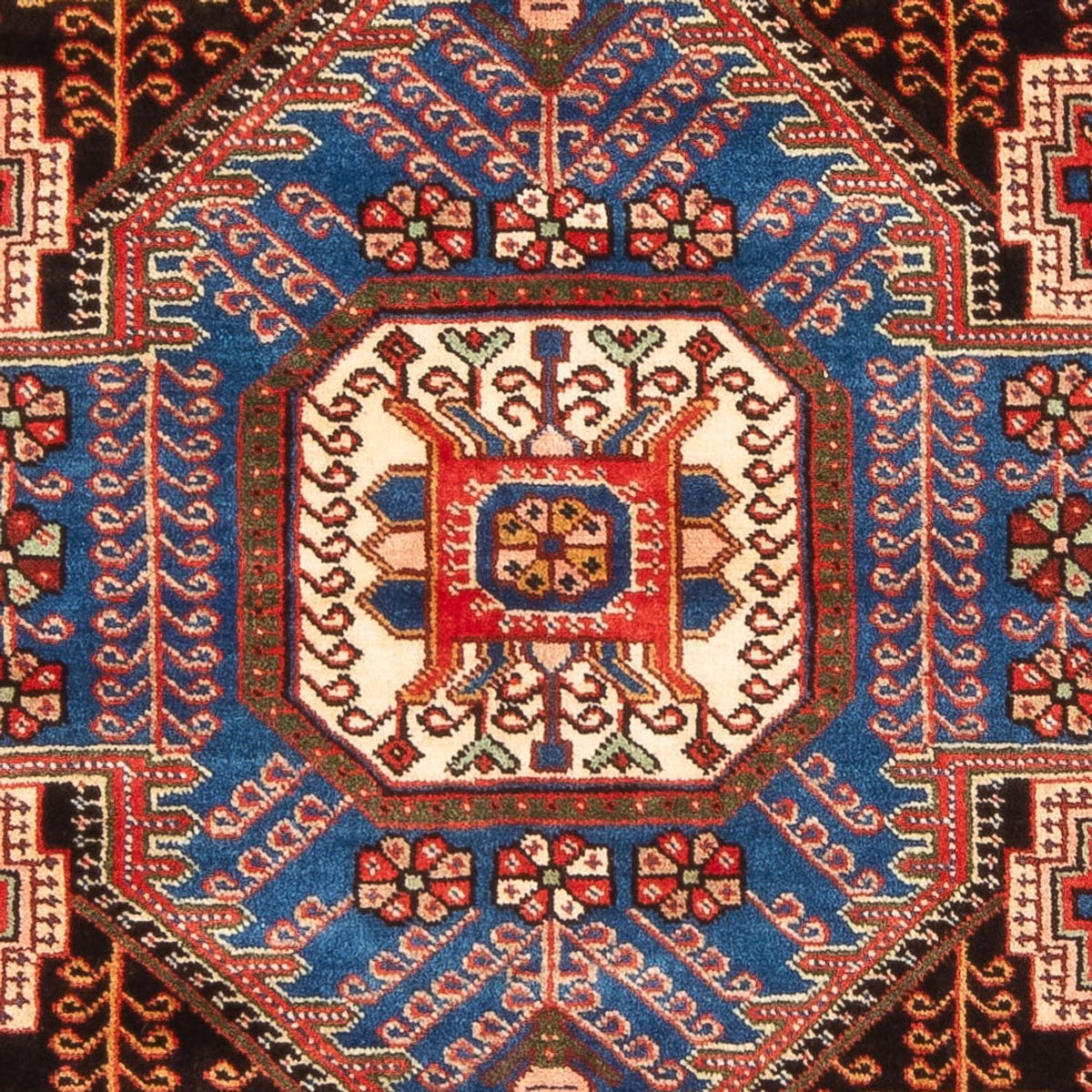 Persisk tæppe - Nomadisk - 201 x 150 cm - blå