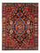 Persisk tæppe - Nomadisk - 187 x 136 cm - bordeaux rød