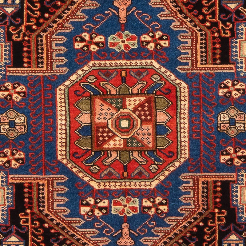 Persisk tæppe - Nomadisk - 187 x 136 cm - bordeaux rød