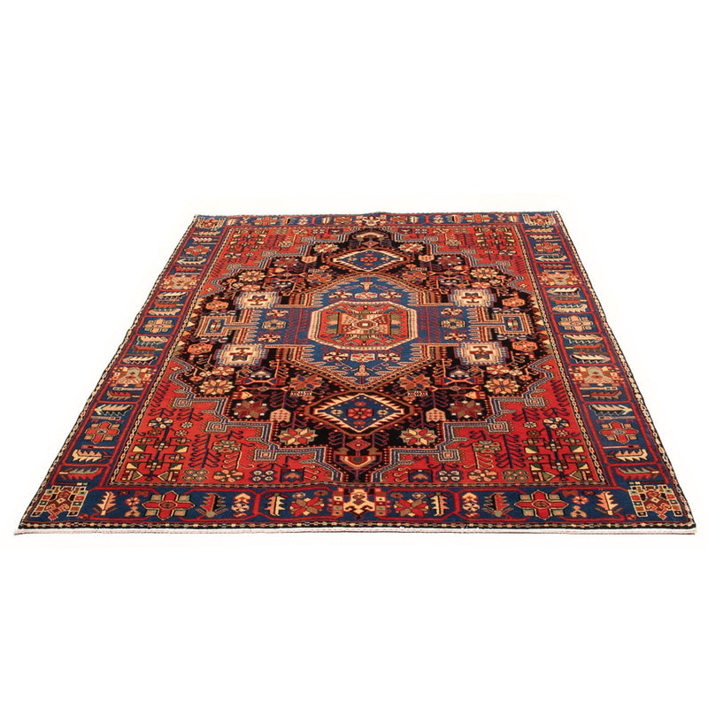 Persisk tæppe - Nomadisk - 187 x 136 cm - bordeaux rød