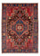 Persisk tæppe - Nomadisk - 202 x 148 cm - bordeaux rød