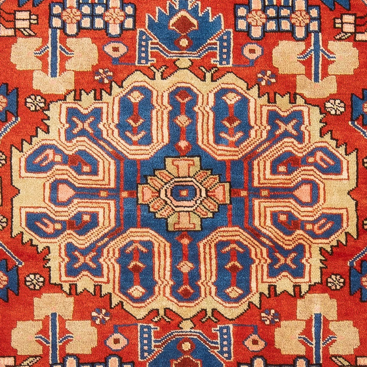 Persisk tæppe - Nomadisk - 201 x 149 cm - rød