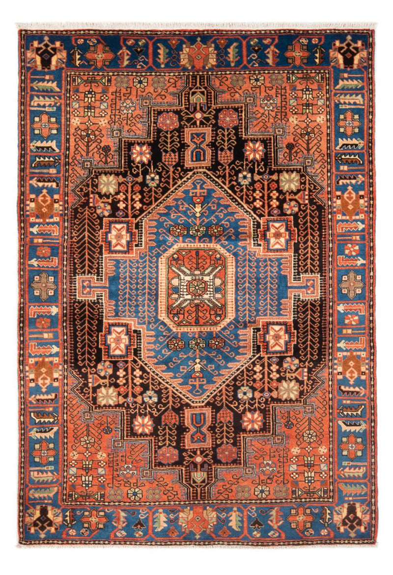 Persisk tæppe - Nomadisk - 204 x 150 cm - blå