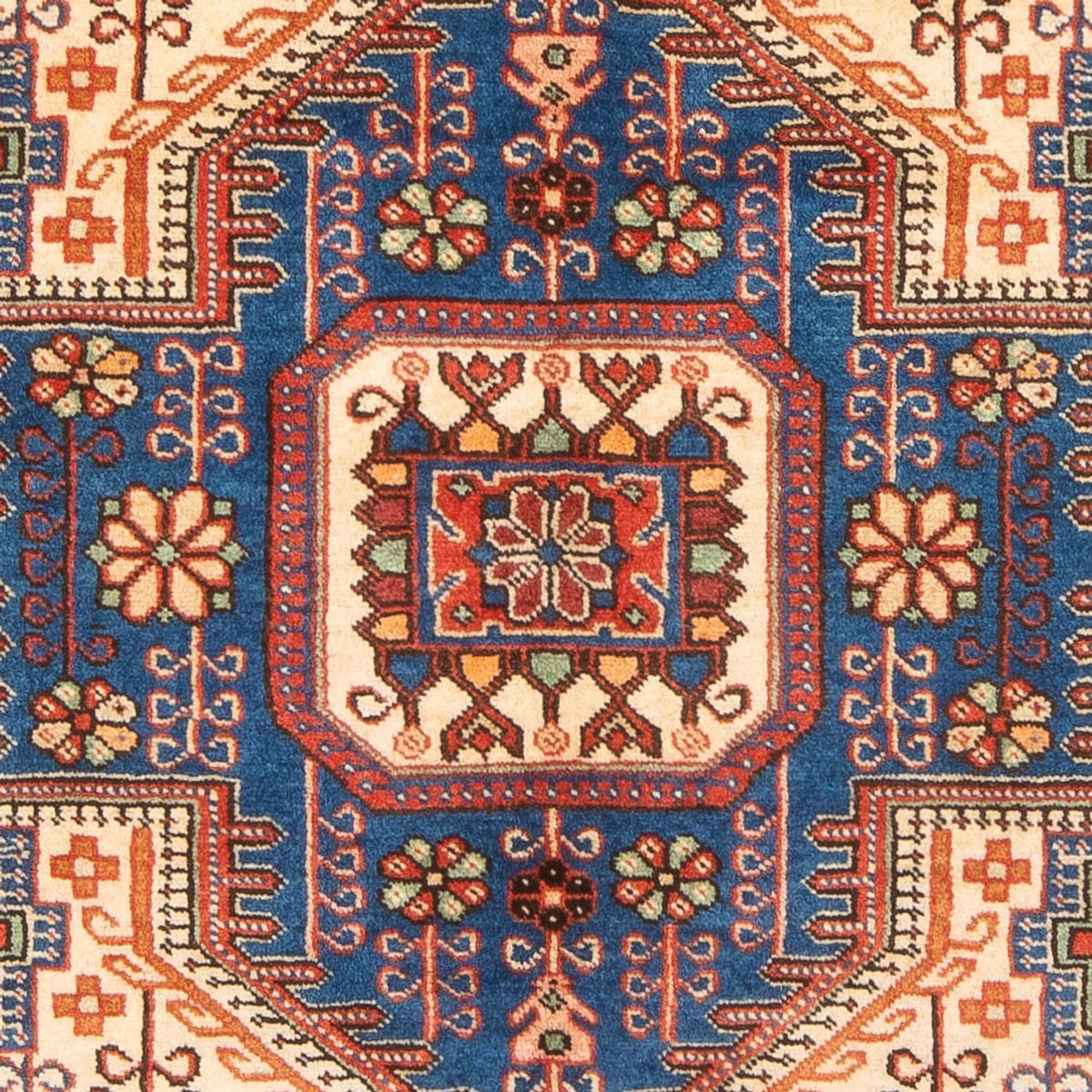 Persisk tæppe - Nomadisk - 200 x 146 cm - lys beige