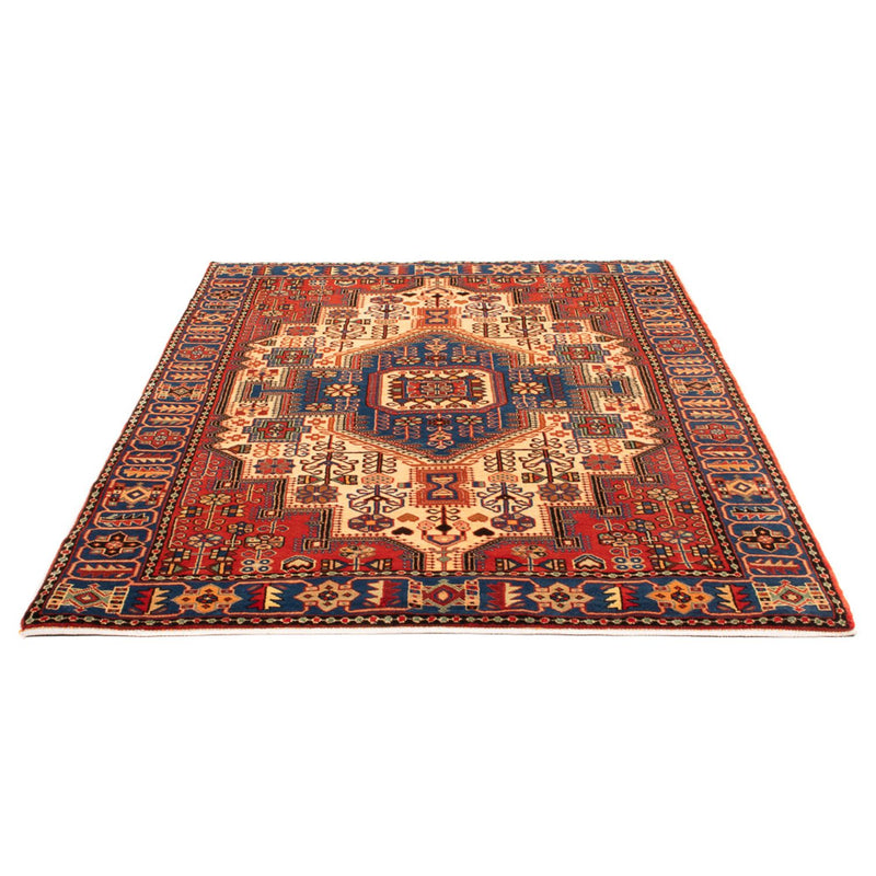Persisk tæppe - Nomadisk - 200 x 146 cm - lys beige