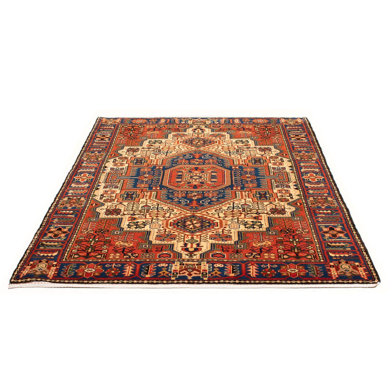 Persisk tæppe - Nomadisk - 198 x 147 cm - lys beige
