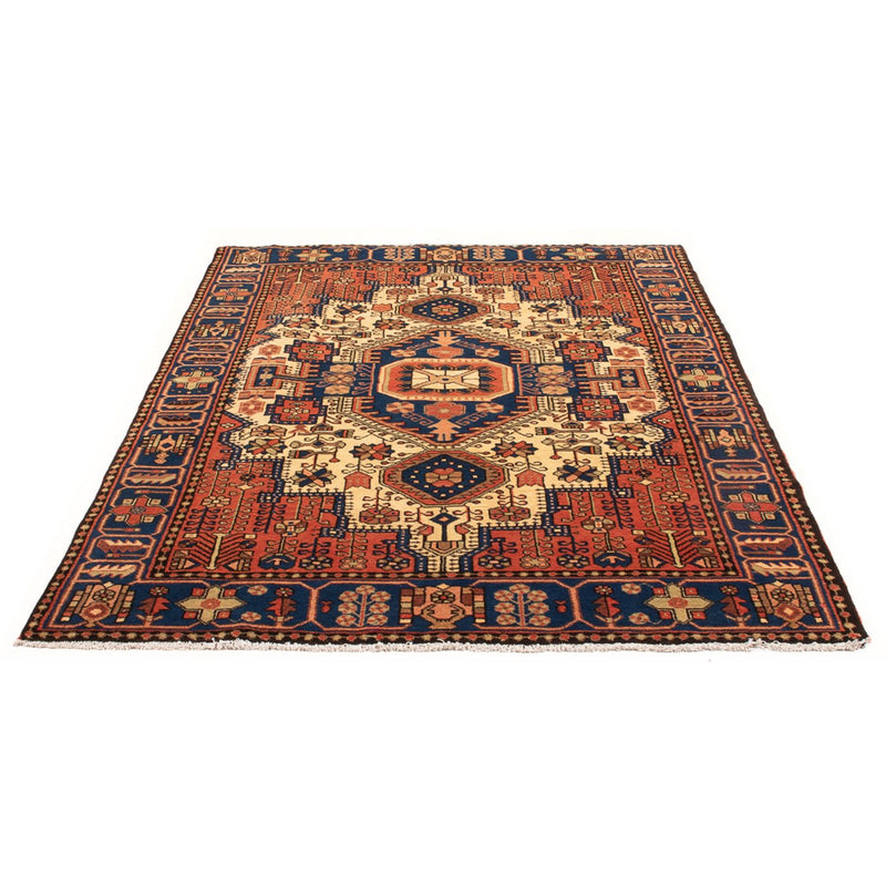 Persisk tæppe - Nomadisk - 200 x 150 cm - lys beige