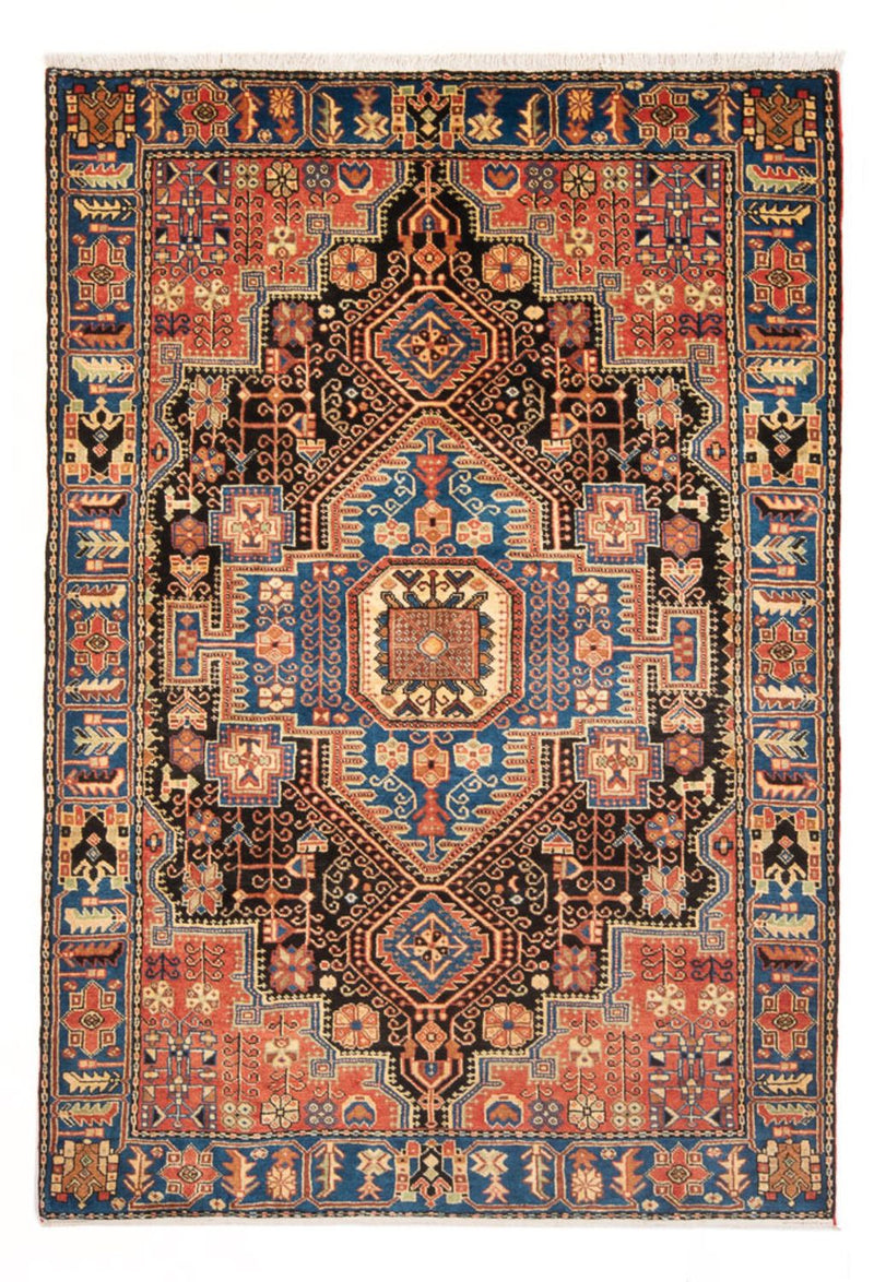 Persisk tæppe - Nomadisk - 188 x 156 cm - mørkeblå