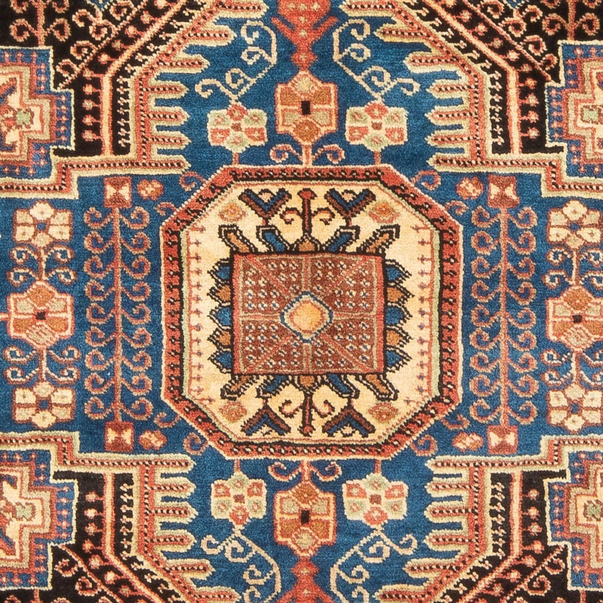 Persisk tæppe - Nomadisk - 188 x 156 cm - mørkeblå