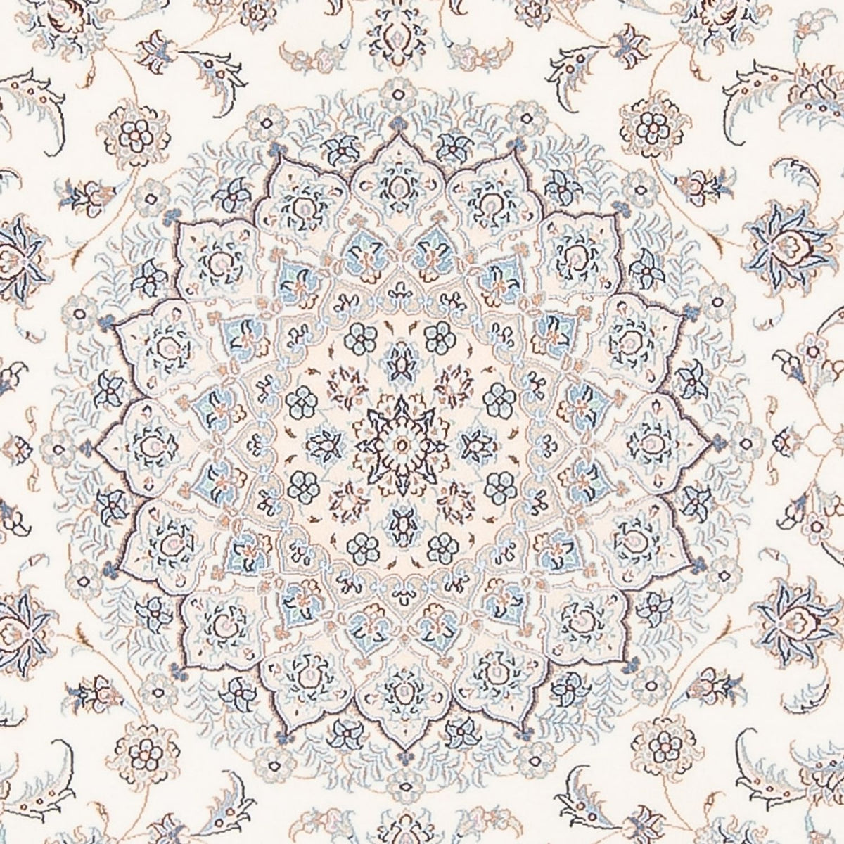 Persisk tæppe - Nain - Premium - 208 x 150 cm - creme