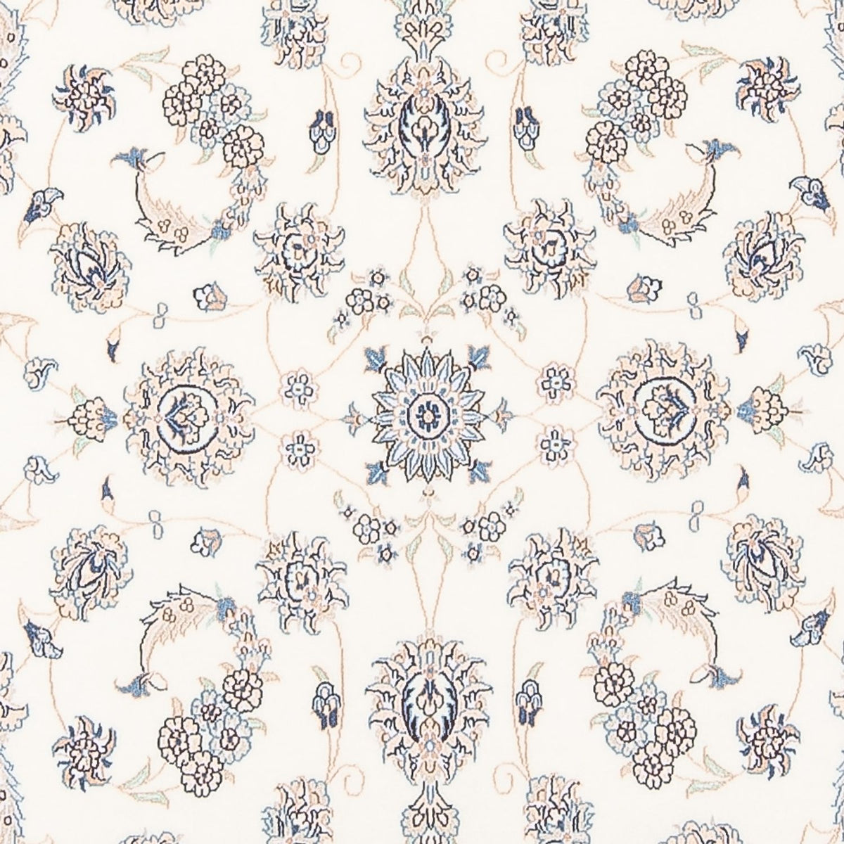 Persisk tæppe - Nain - Premium - 240 x 165 cm - creme