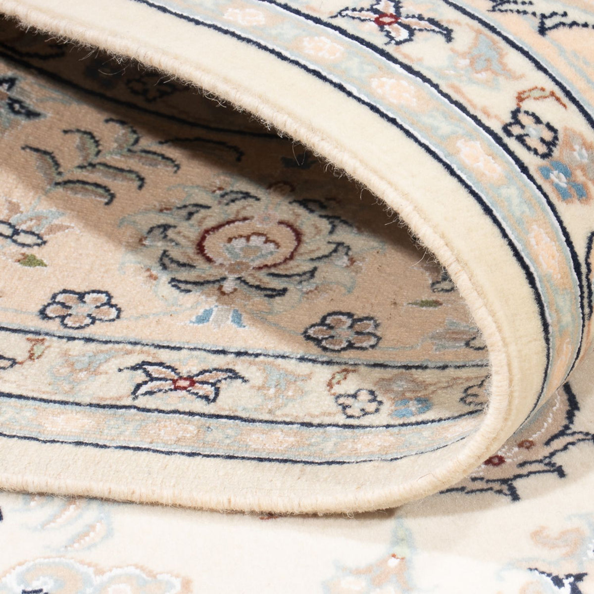 Persisk tæppe - Nain - Premium - 206 x 155 cm - creme