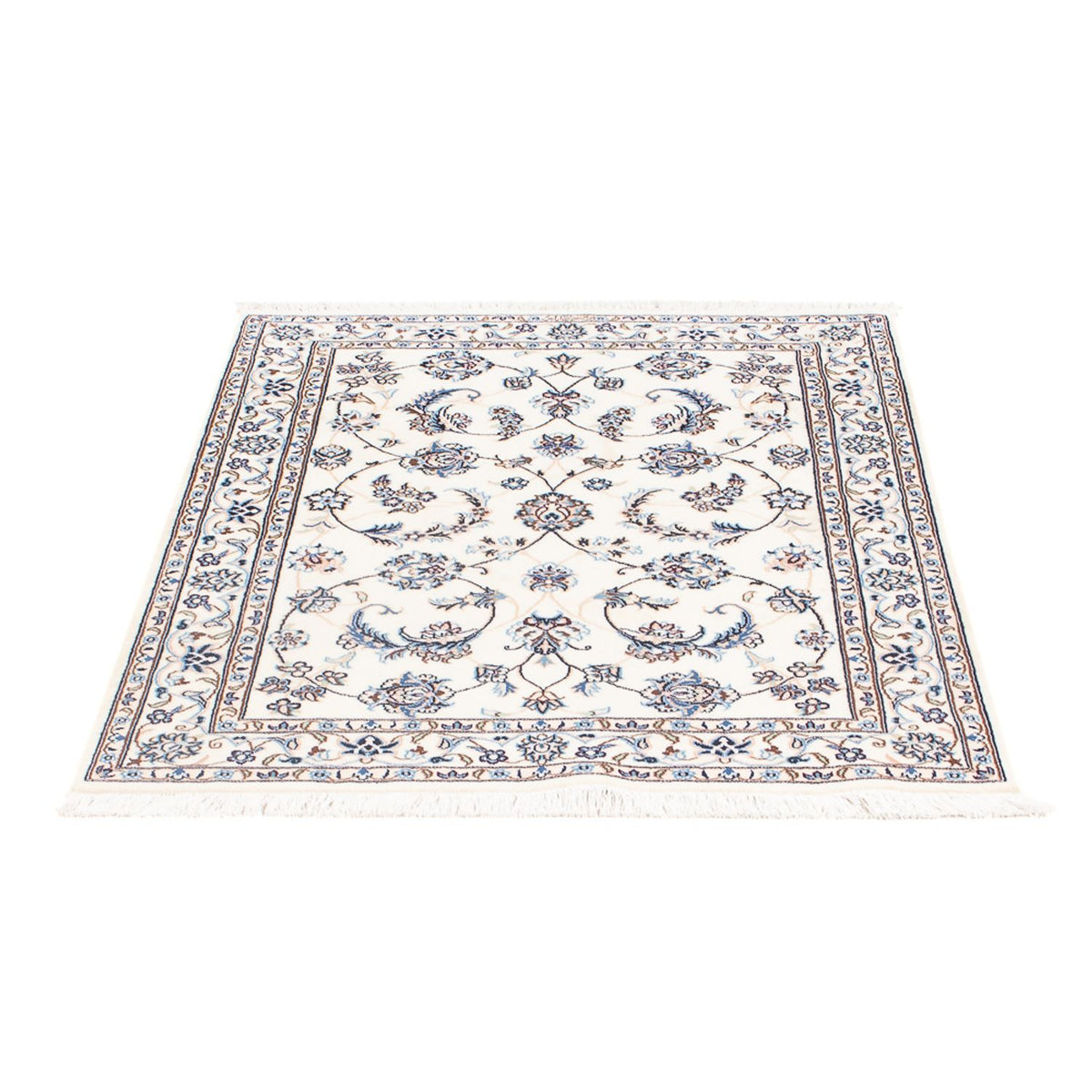 Persisk tæppe - Nain - Premium - 101 x 71 cm - creme