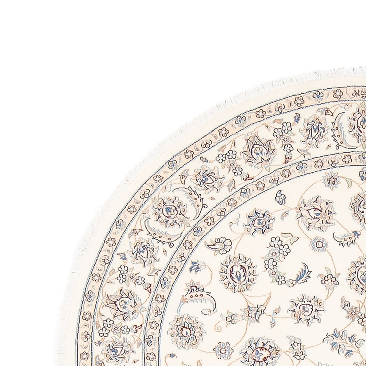 Persisk tæppe - Nain - Premium - 200 x 138 cm - creme