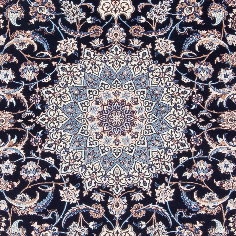 Persisk tæppe - Nain - Premium - 273 x 184 cm - mørkeblå