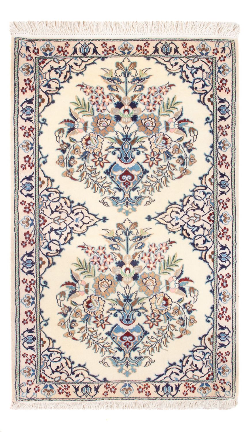 Persisk tæppe - Nain - Premium - 80 x 50 cm - creme